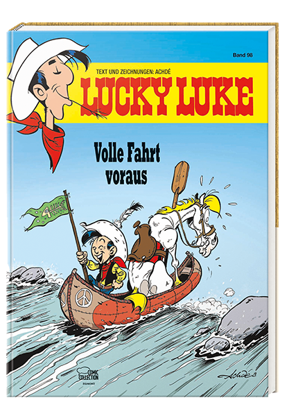 Lucky Luke Nr. 98 - Volle Fahrt voraus - gebundene Ausgabe