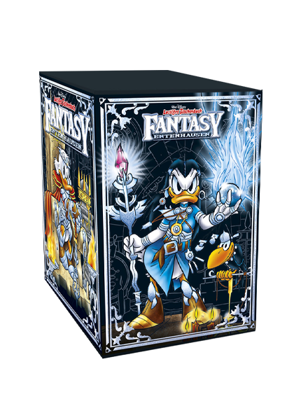 Lustiges Taschenbuch Fantasy Entenhausen Nr. 1-6 + Schuber