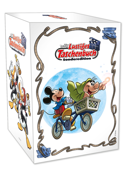 Lustiges Taschenbuch Sonderedition Film Nr. 01 - 04 + Schuber