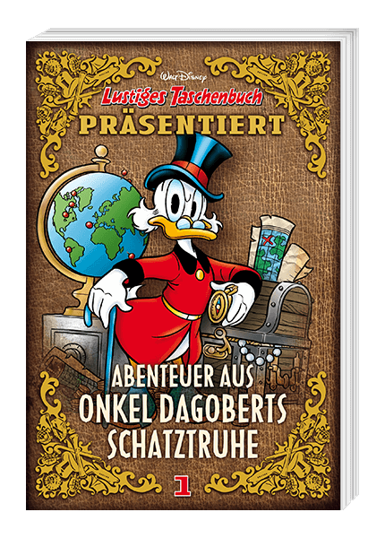 Lustiges Taschenbuch präsentiert Nr. 01 + 02 - Dagoberts Schatztruhe + Sammelbox