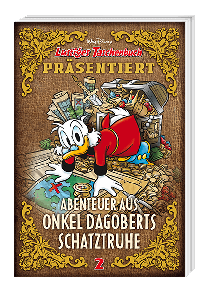 Lustiges Taschenbuch präsentiert Nr. 01 + 02 - Dagoberts Schatztruhe + Sammelbox