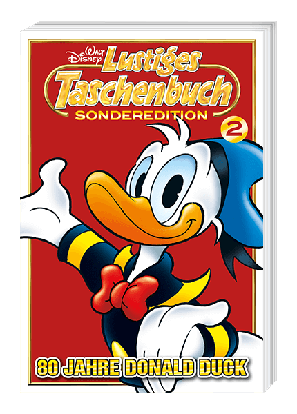LTB Sonderedition 80 Jahre Donald Duck Nr. 1 - 4 + Sammelbox