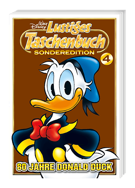 LTB Sonderedition 80 Jahre Donald Duck Nr. 1 - 4 + Sammelbox