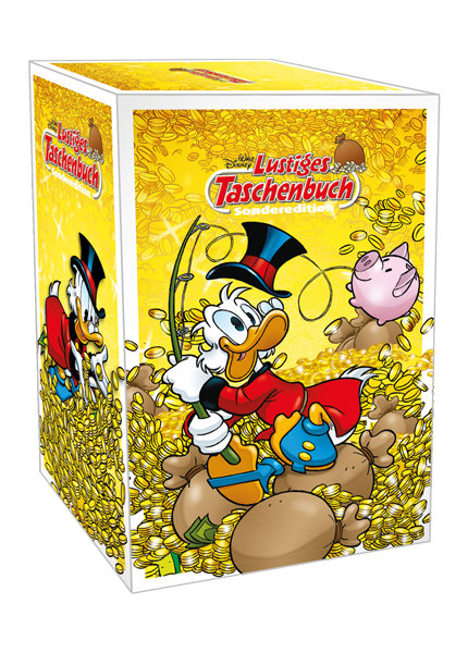 Lustiges Taschenbuch Sonderedition Onkel Dagobert Nr. 01 - 04 + Schuber