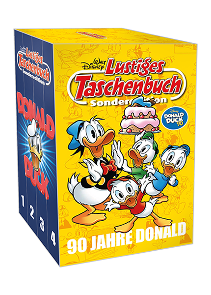 Lustiges Taschenbuch Sonderedition Nr. 01-04 inkl. Box