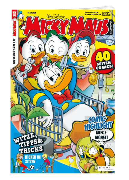 Micky Maus Magazin Nr. 08/2021