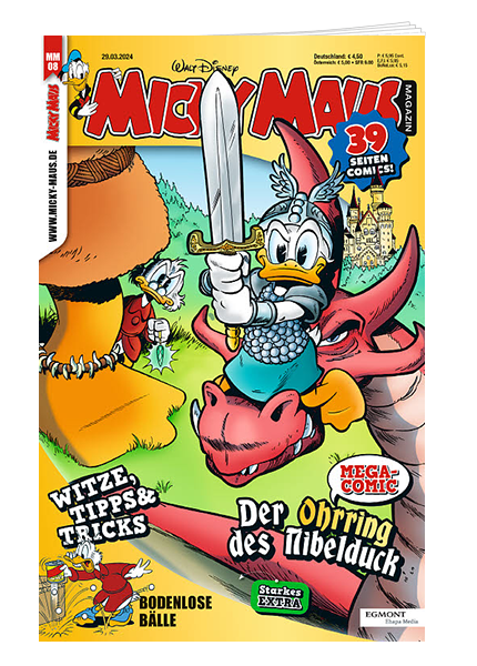 Micky Maus Magazin Nr. 08/2024
