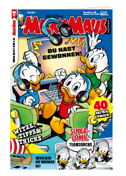 Micky Maus Magazin Nr. 07/2022