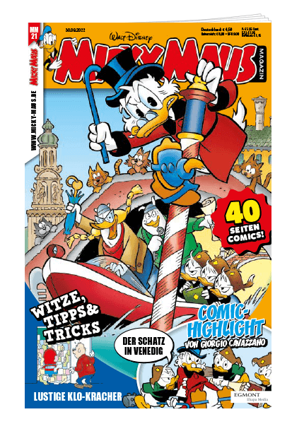 Micky Maus Magazin Nr. 21/2022