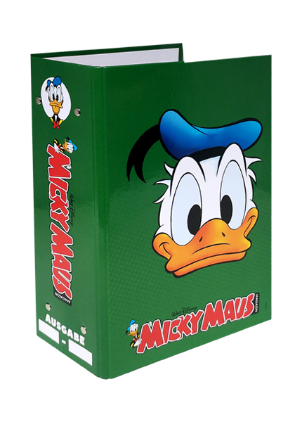 Micky Maus Sammelordner grün