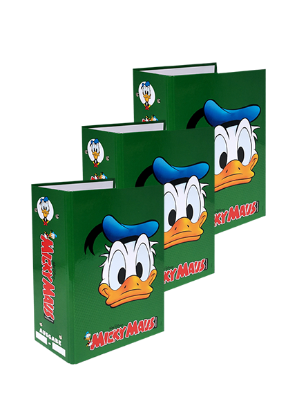 Micky Maus Sammelordner grün (3er Pack)